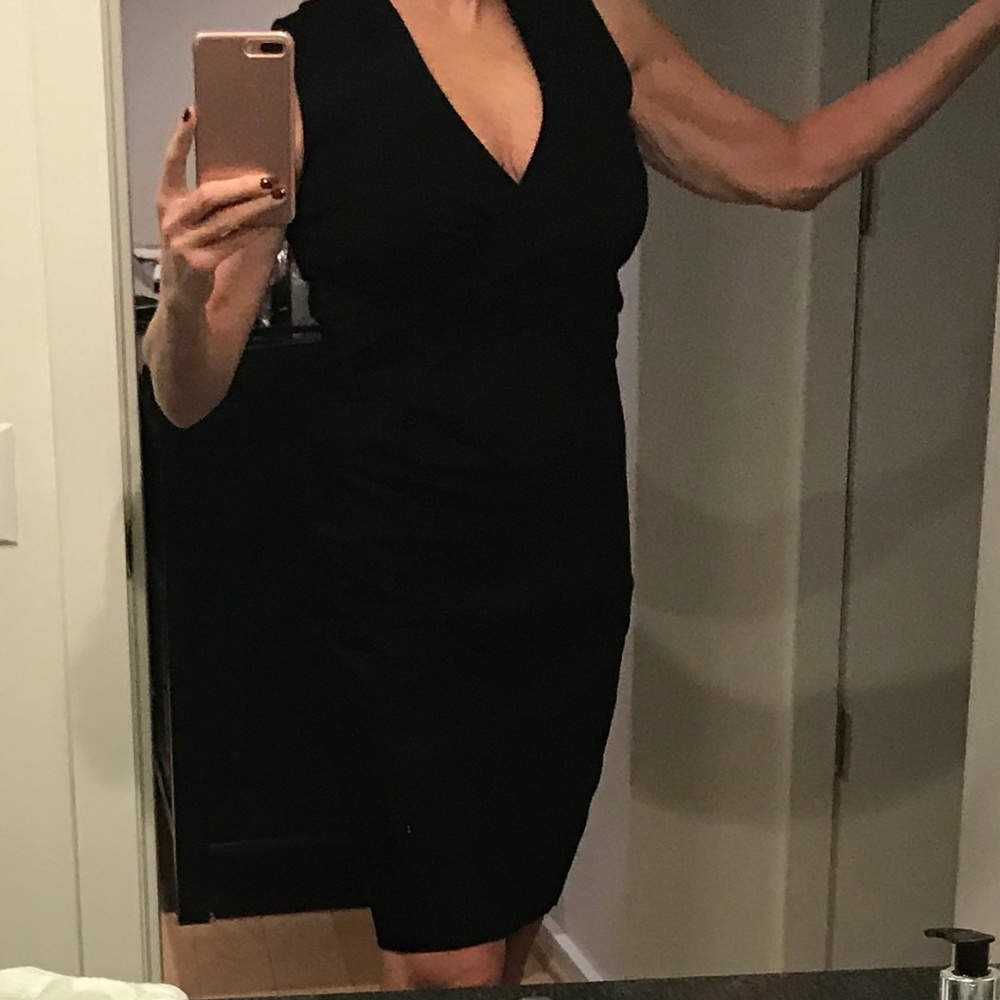Hoss Intropia Little Black Dress - Low Cut
